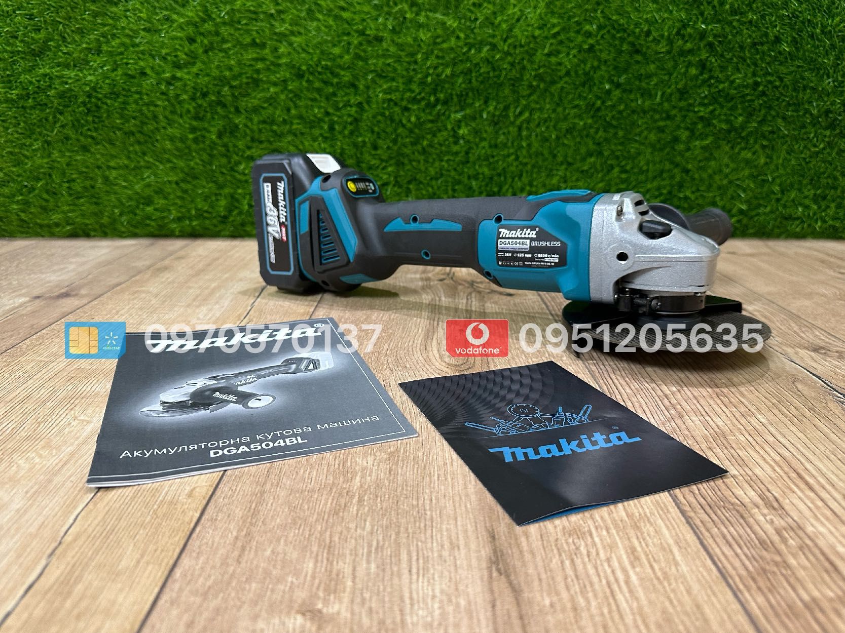 Болгарка акумуляторна Makita DGA504BL Pro 36V 8Ah кшм шліфмашинка ушм