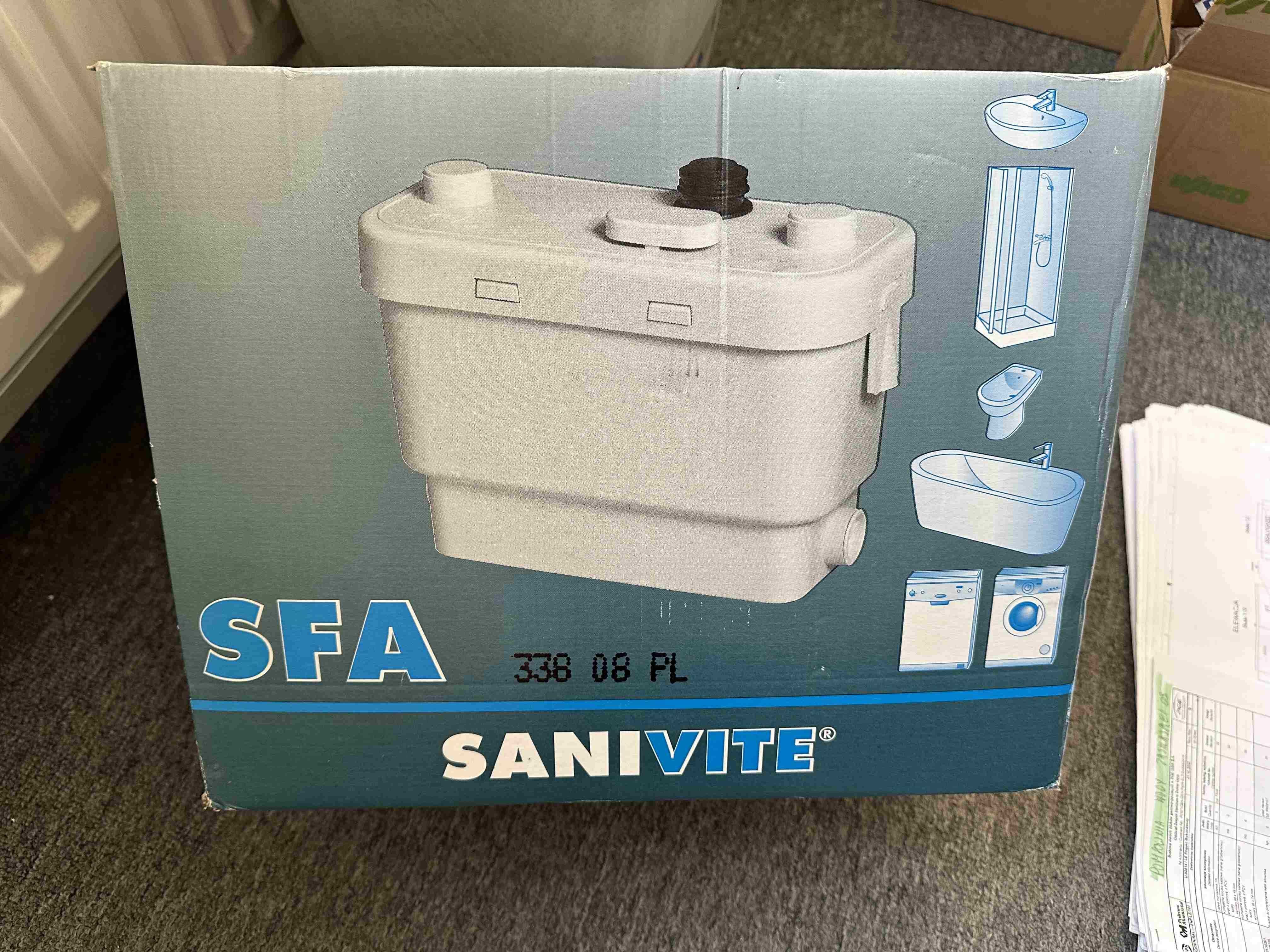 SFA Sanivite 3 Pompa do odprowadzania wody