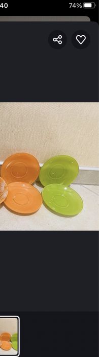 Посуда набір посуду тарелка миска luminarc vereco кухонная посуда нова