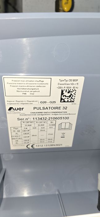 Piec auer 32kW jak nowy
