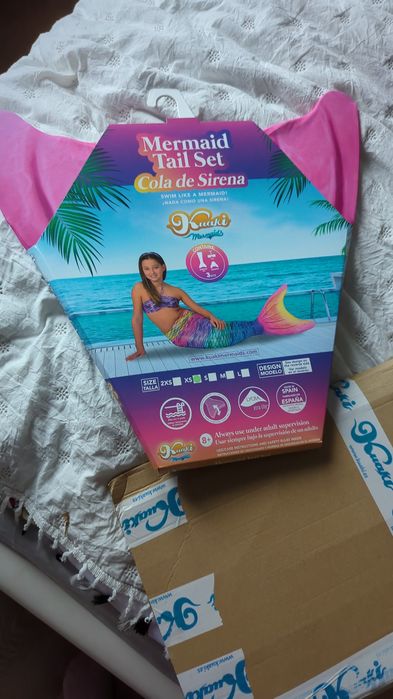 Syreni ogon kuaki mermaids z monopletwa do pływania 8+