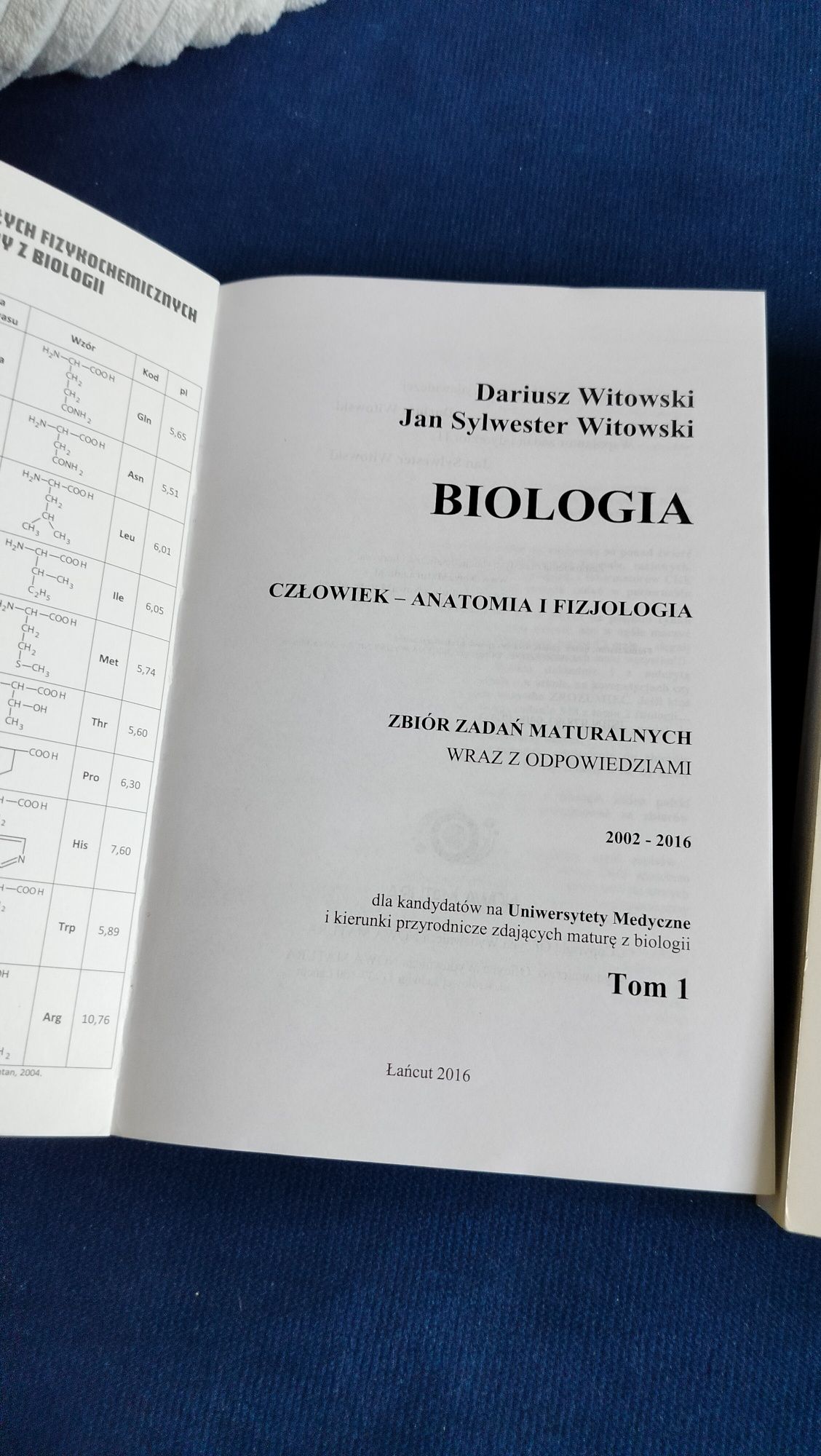 Zbiory zadań z biologii WITOWSKI