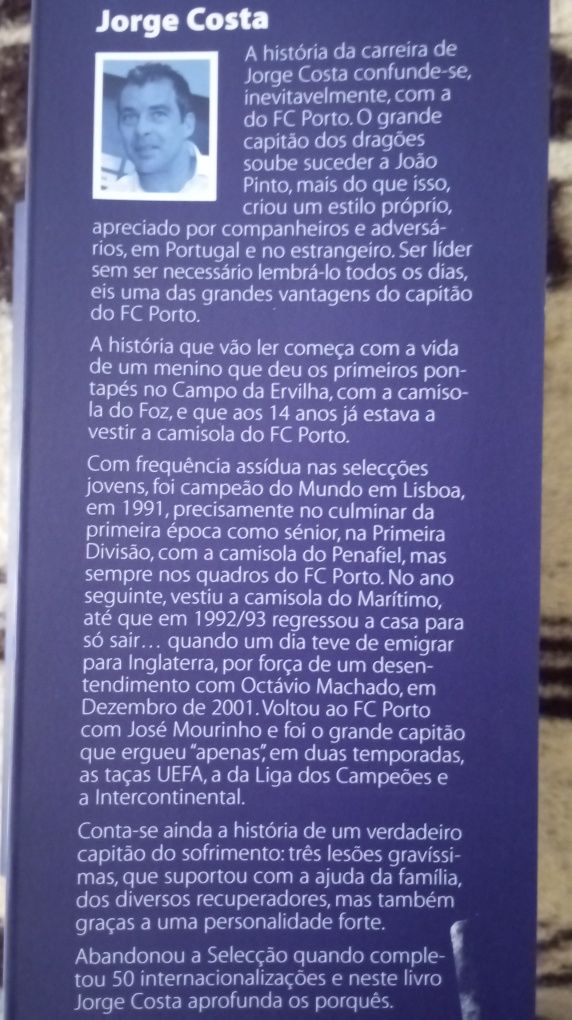 Livro Jorge Costa Capitão