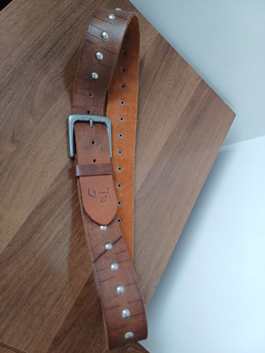 Мощний ремень из натуральной.кожи  Jack & Jones ориг L