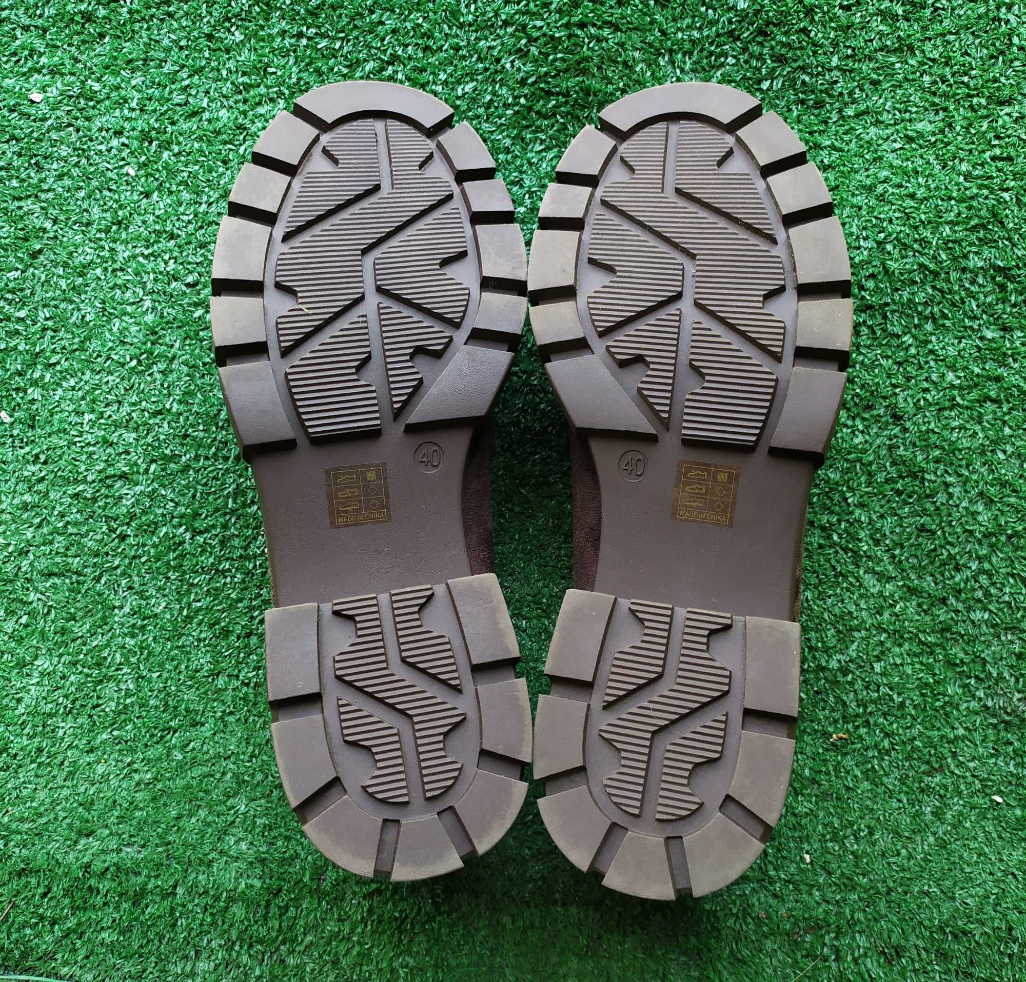 Mokasyny, buty damskie czekoladowe