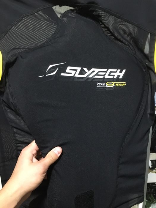 Защита спины черепаха моточерепаха мотозащита Slytech 2Skin Kevlar