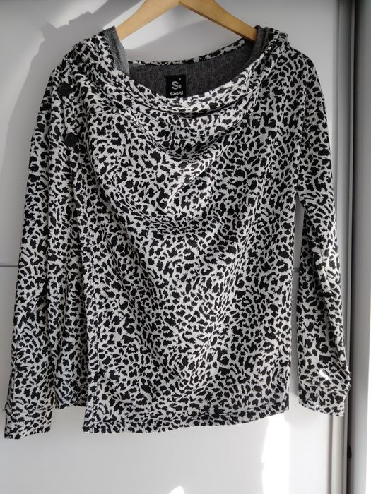 Bluza rozpinana w panterke