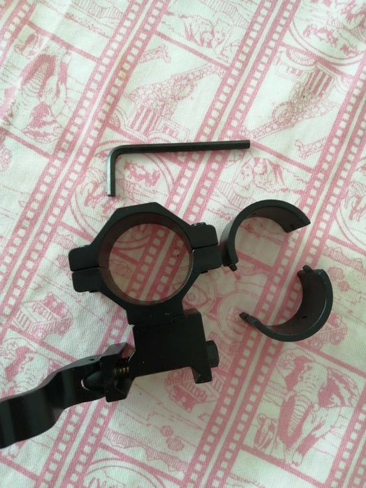 Fixador / adatador lanterna miras laser saque rápido