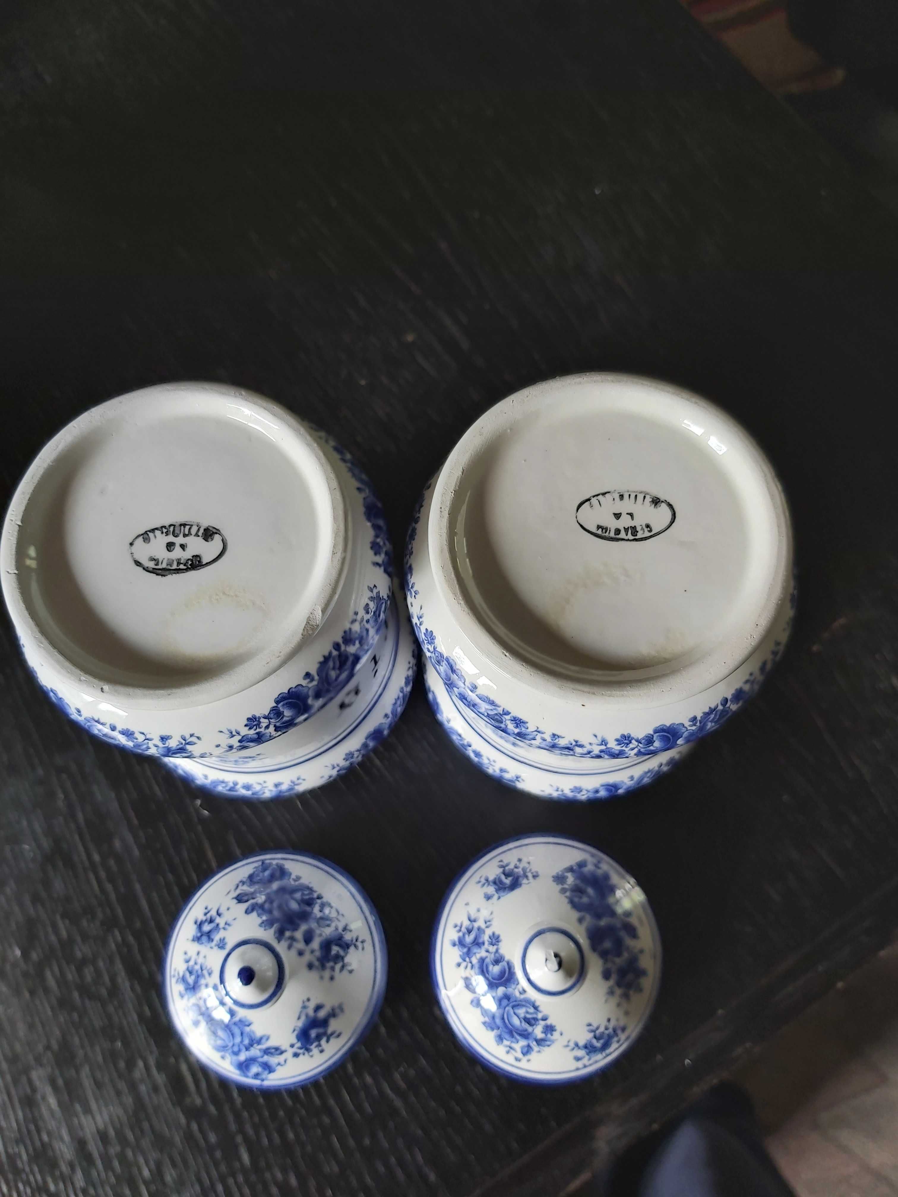 Unikatowe ceramiczne  pojemniki kuchenne z przykrywkami
