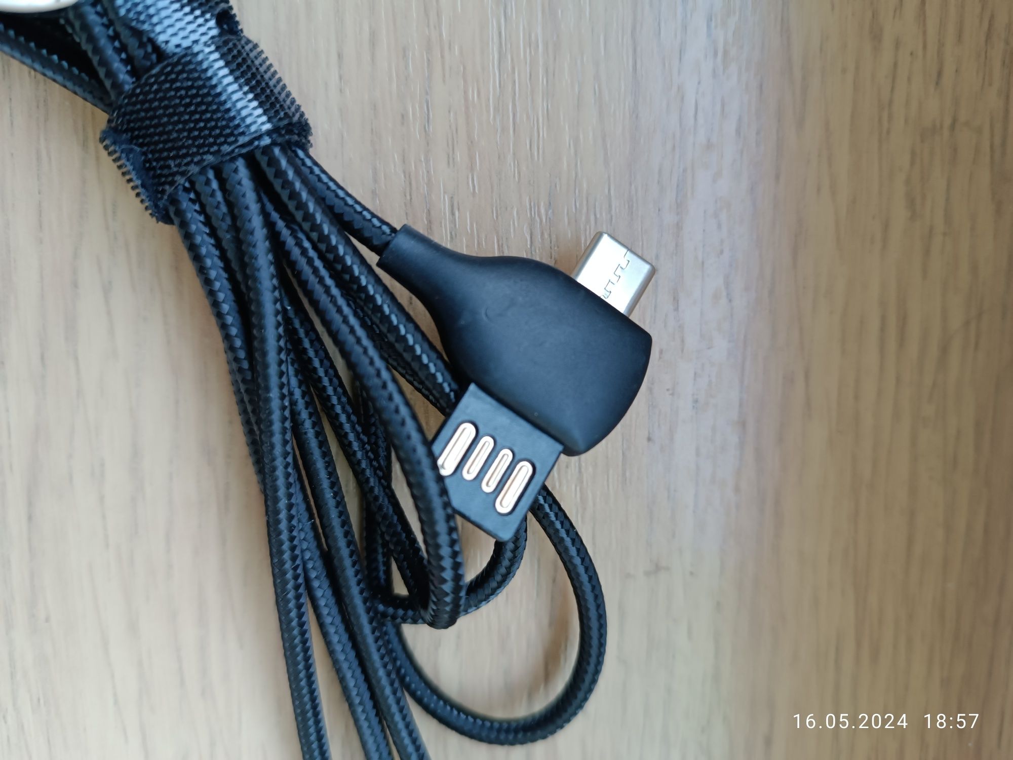 Multikabel 3w1 USB, A, typu C Android iPhone