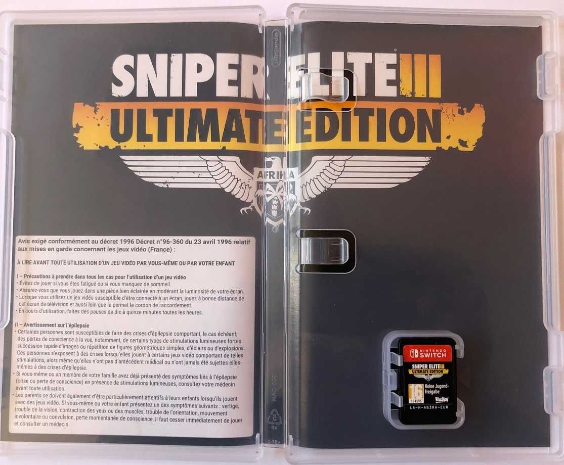 Sniper Elite III Afrika Ultimate Edit. Nintendo Switch * Wejherowo