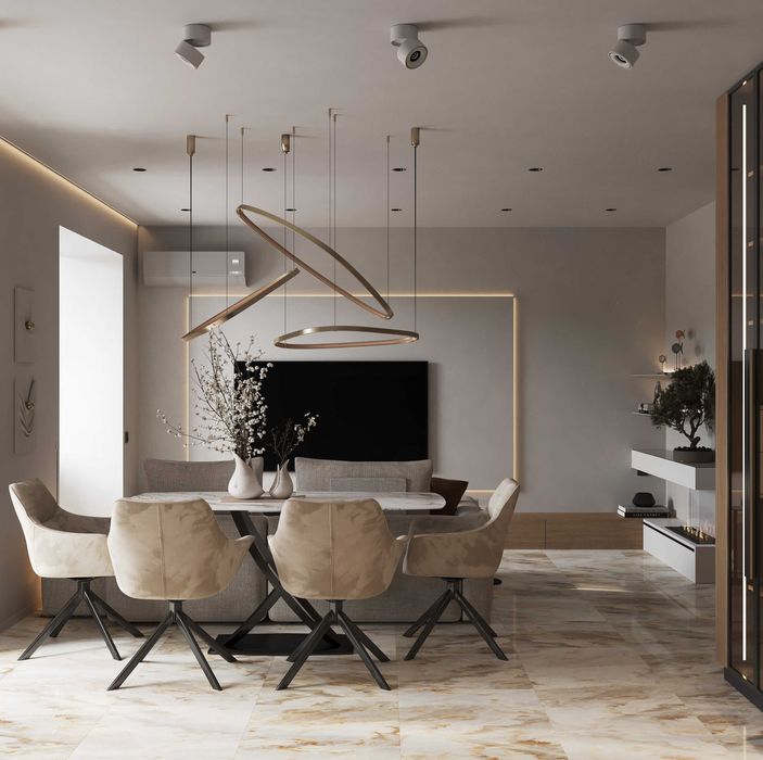 Візуалізація інтер'єру. Дизайн проєкт. Техні креслення по ремонтам.