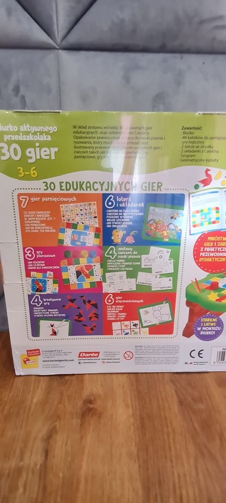 Stolik Kreatywny  edukacyjny  30 gier nowy