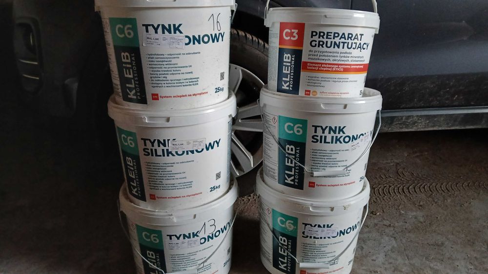 Tynk silikonowy Kleib C6 kolor peru 049