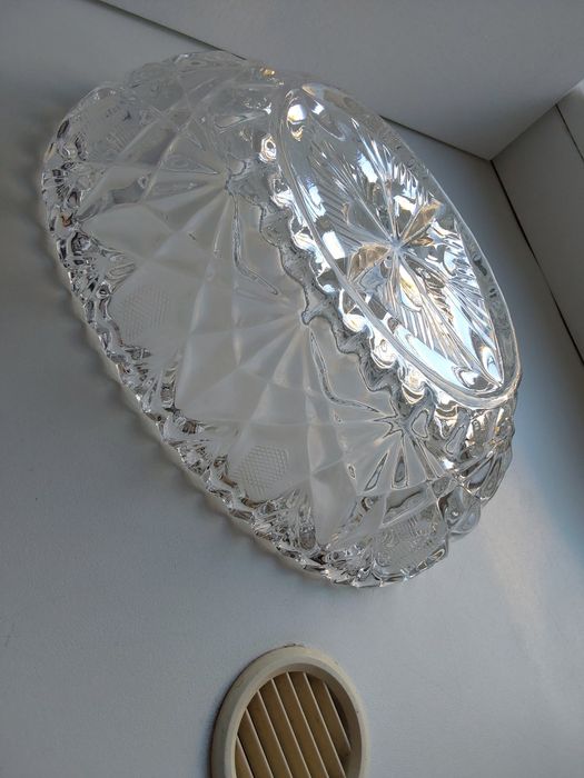 Кришталь Ваза/салатник/цукерниця/конфетница СССР Хрусталь