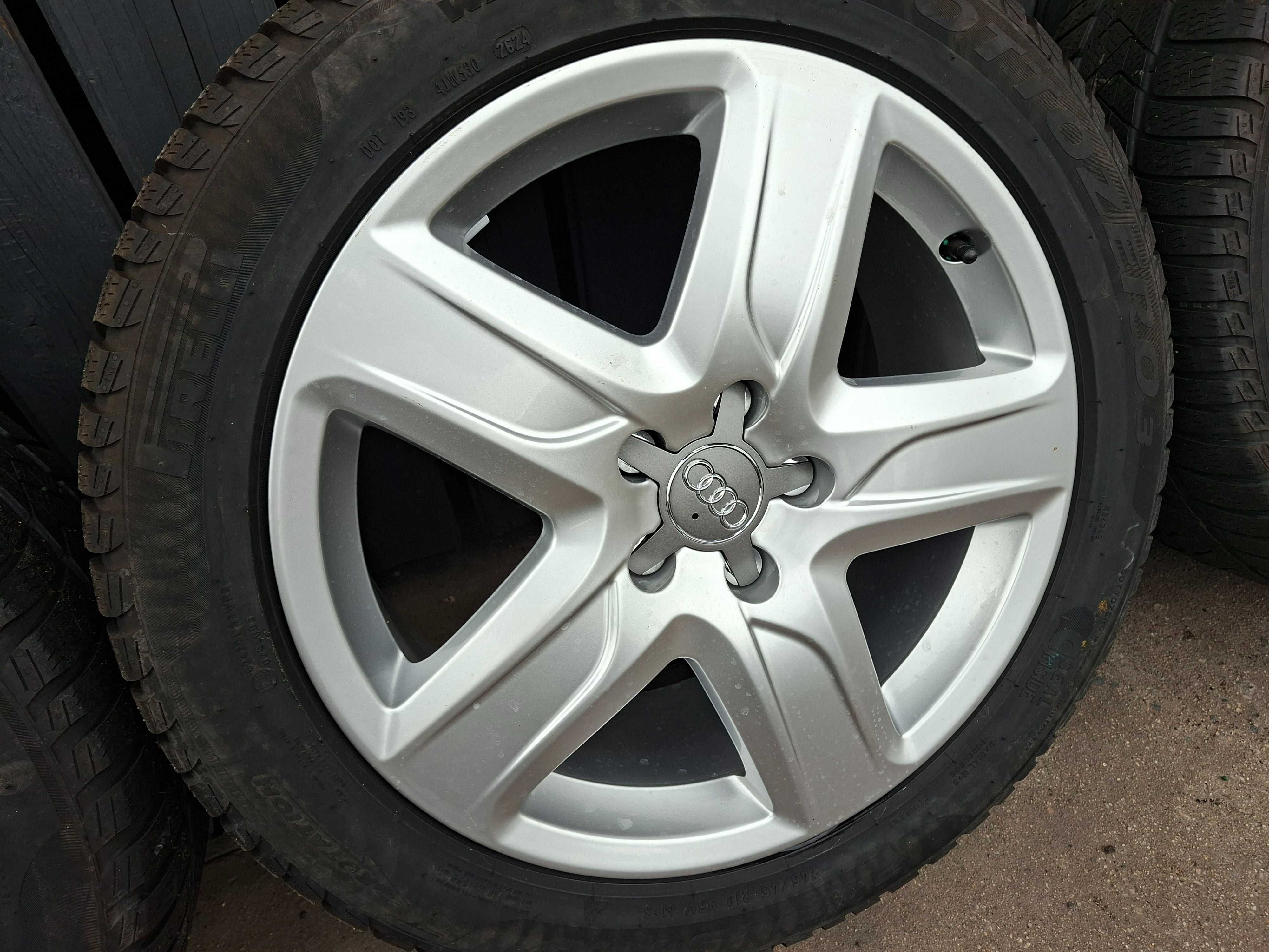 [K46] Koła ZIMOWE,ALUFELGI 18'' 5x112 ORYGINAŁ AUDI A6 C7+245/45