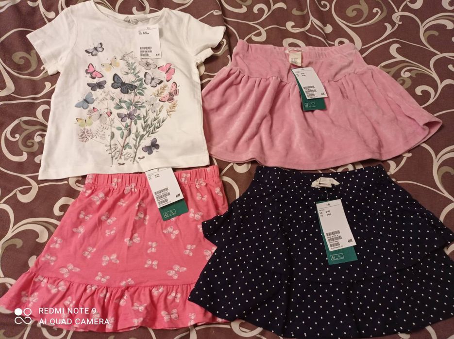 Нарядні літні юбки, плаття, для двойні, близнят