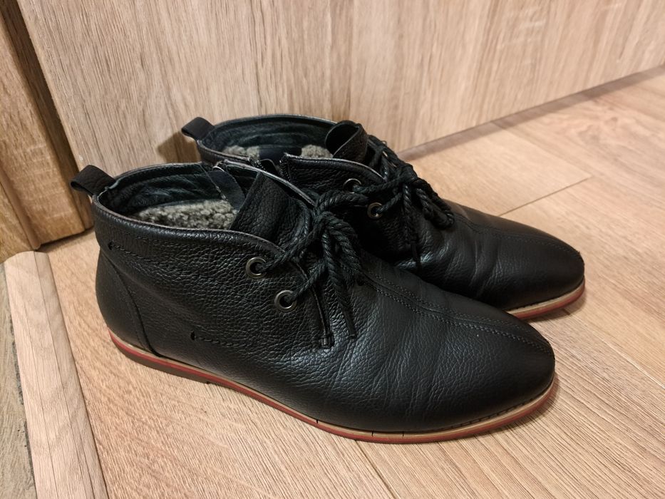 Ботинки зимние на цигейке. Miratti. Туфли. Кожа.