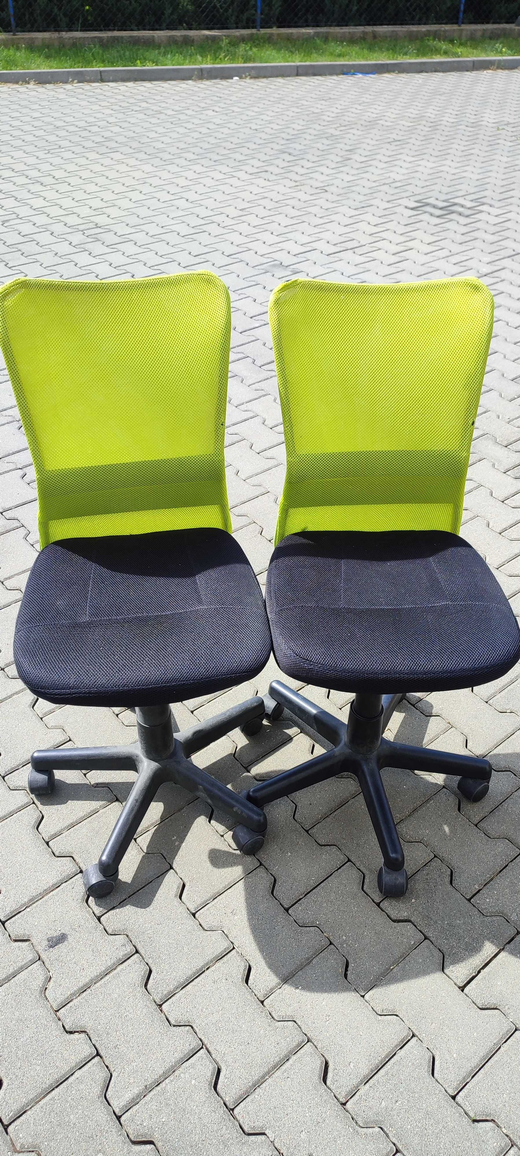 Sprzedam 2 krzesła regulowane obrotowe