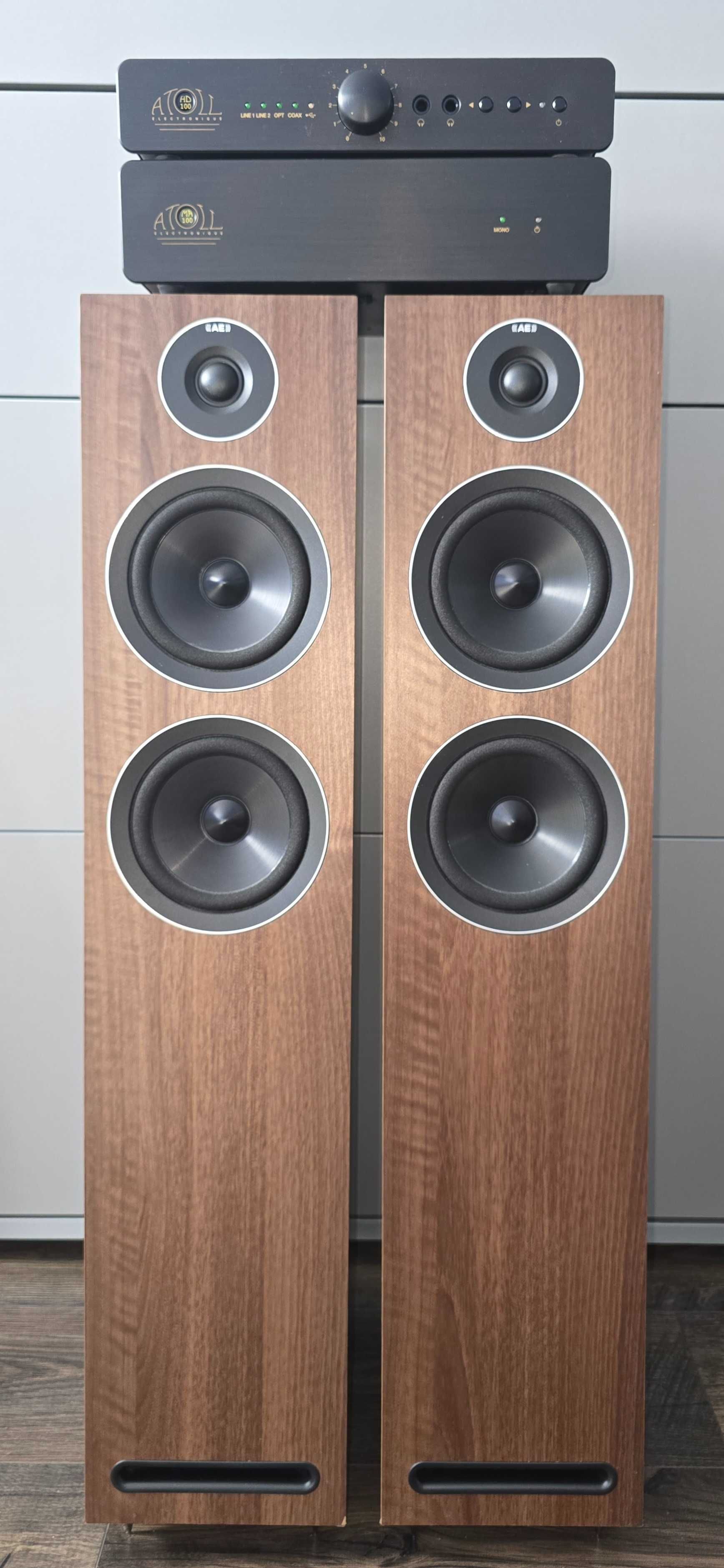 Zestaw audio Atoll + kolumny AE