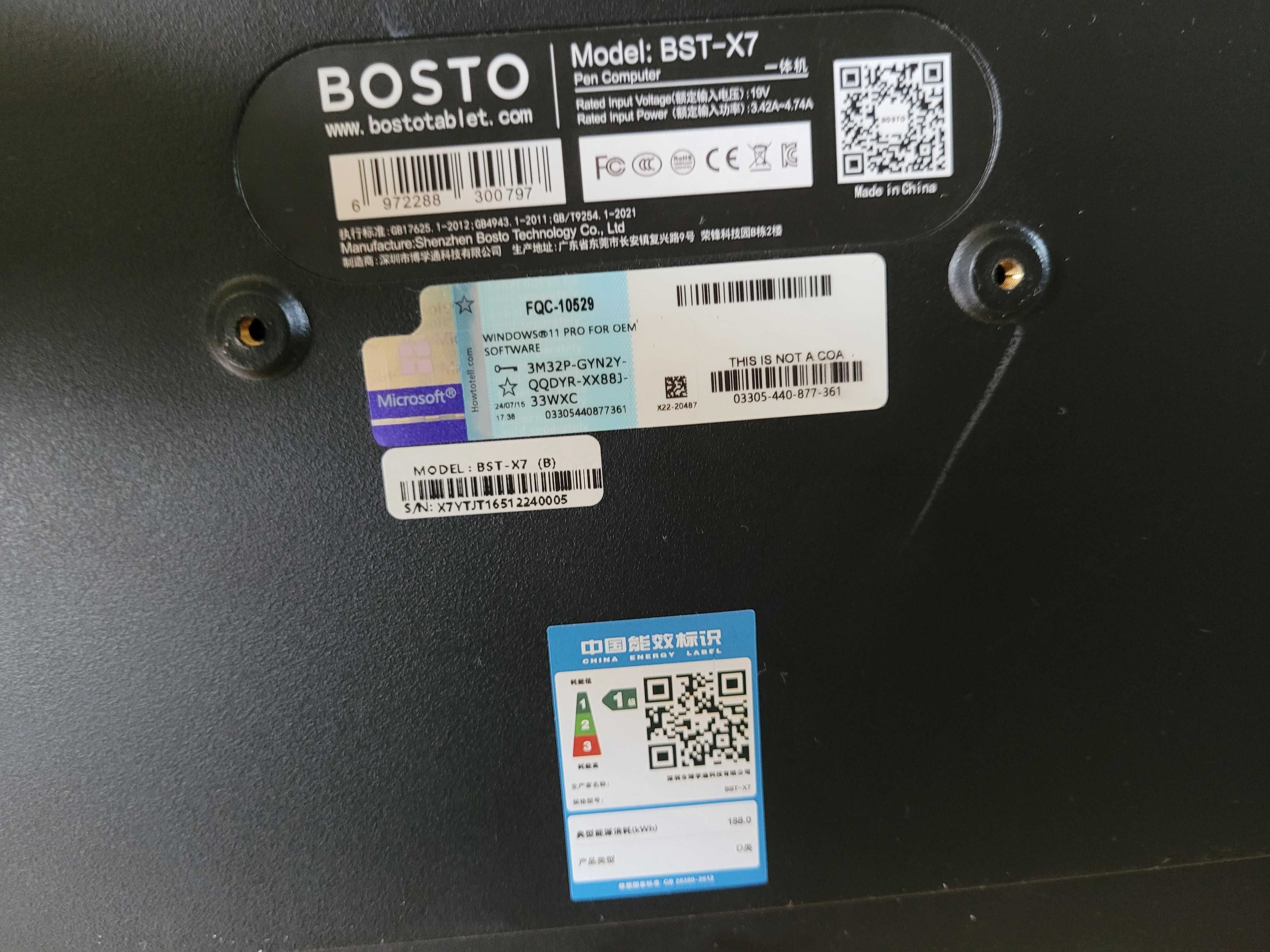 Tablet graficzny Bosto x7