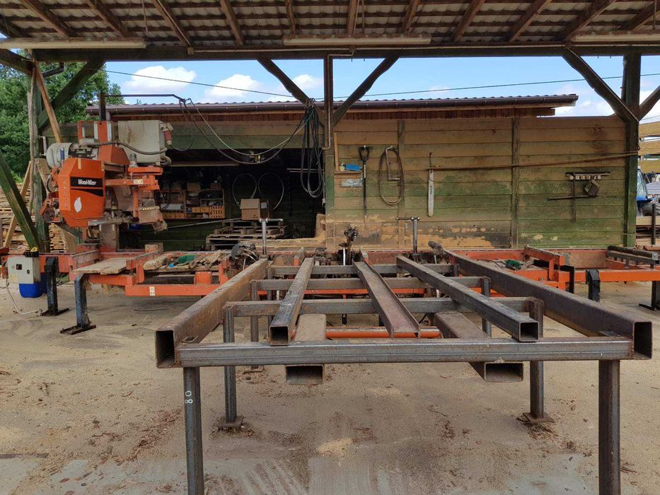 Przetarcie drewna w tartaku