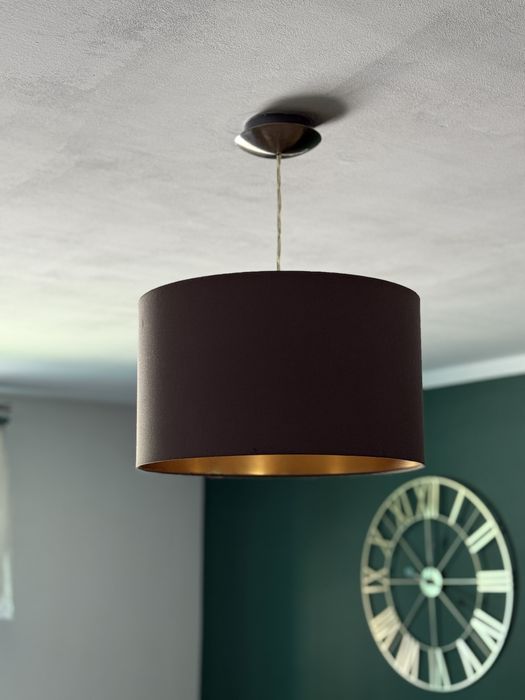 Lampa wisząca złoto brązowa