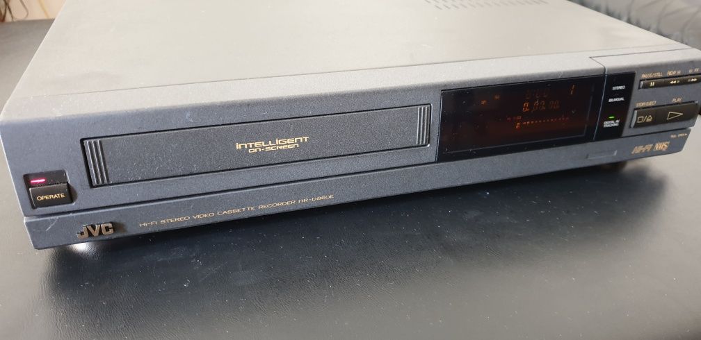 JVC.vhs video gravador