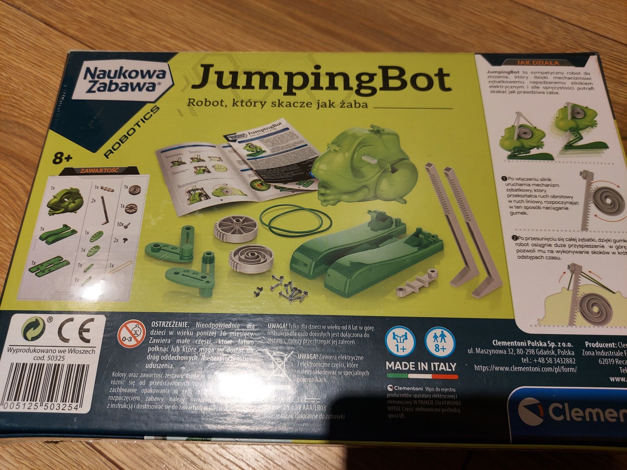 Jumpingbot, robot,  który skacze jak żaba!