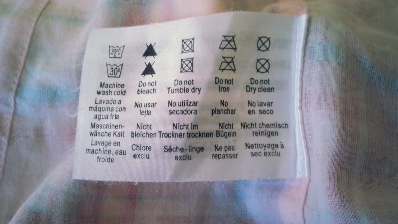 koszula letnia top S/36 Esprit krata bawełna cottage folk vintage