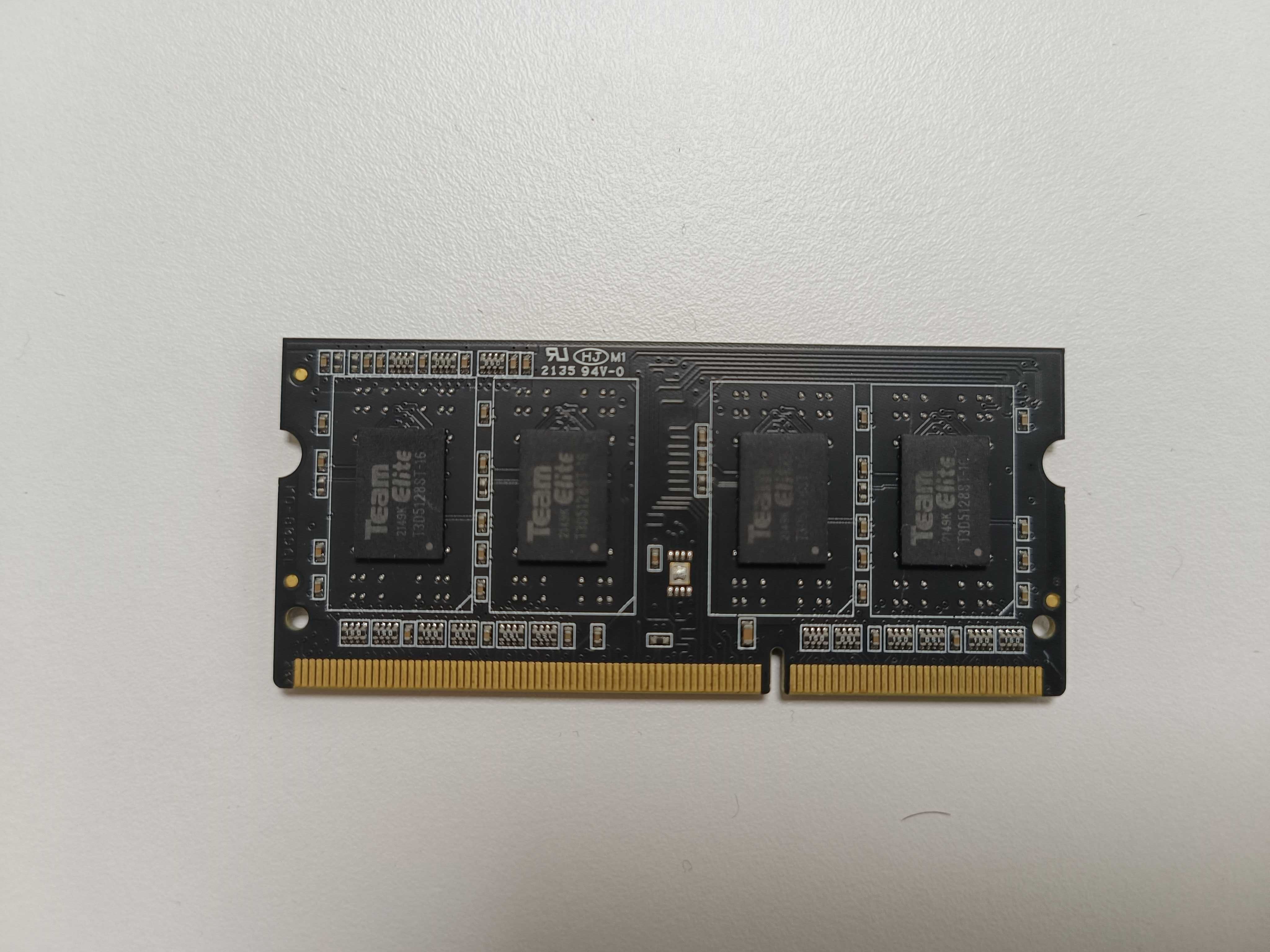 Memória para portátil : TEAMGROUP 4GB DDR3 PC10600 (MT6JSF51264HZ-1G4D
