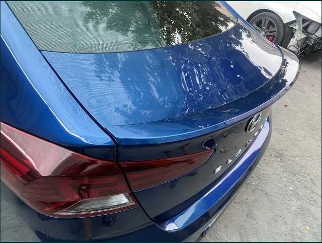 Спойлер під фарбування Hyundai Elantra AD 2018-2021 / ABS пластик