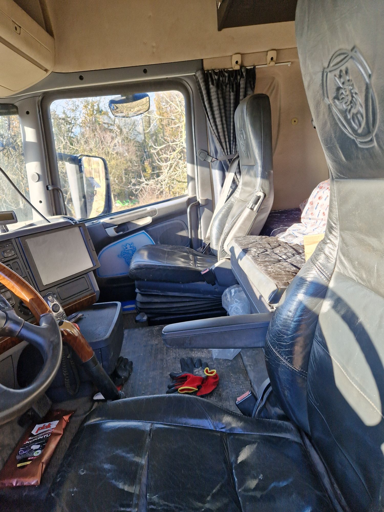 Scania Vabis v580 do drewna lasu