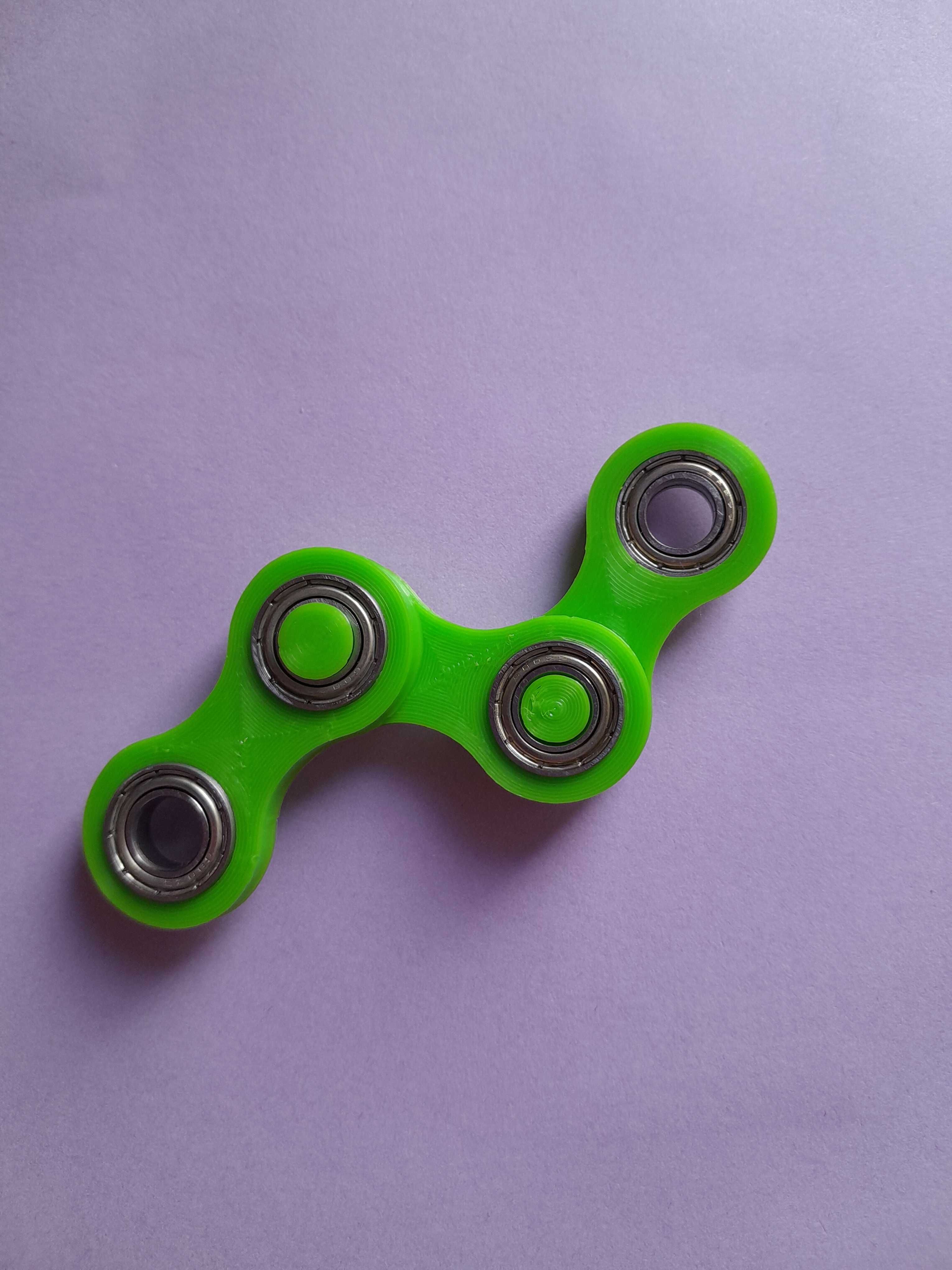 Potrójny obrotowy fidget spinner druk 3D antystresowy sensoryczny