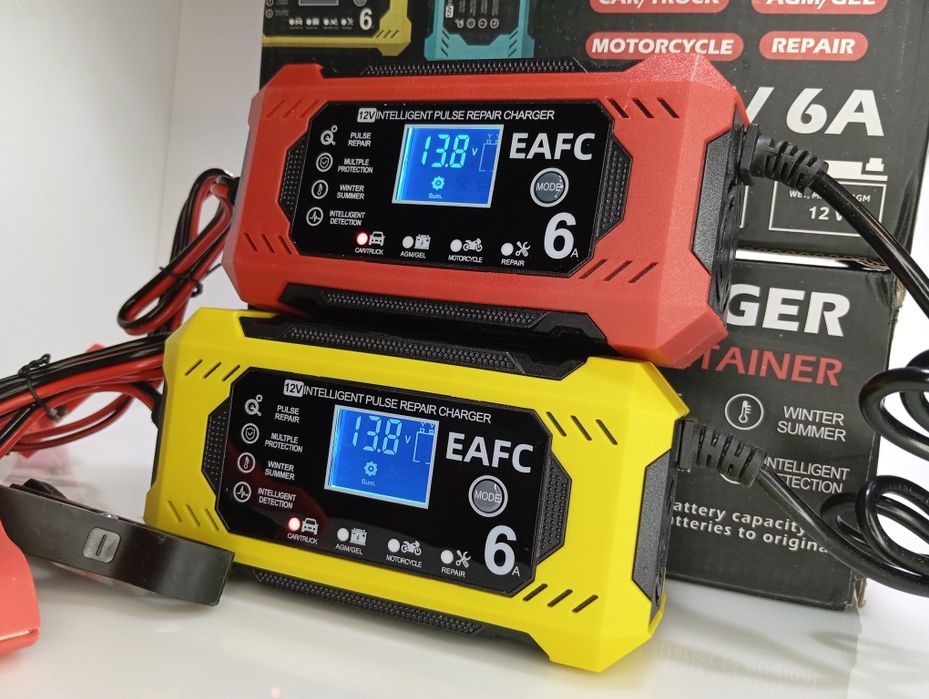 ‼️NEW‼️Зарядное устройство Зарядний прийстрій для авто 12V6A Гарантія