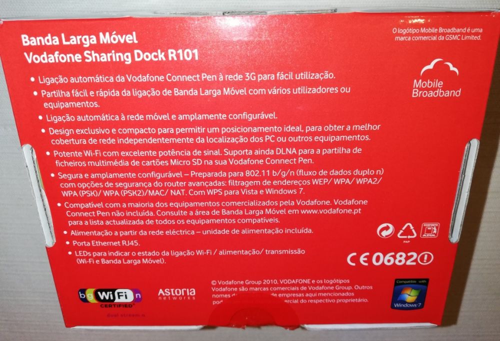 Vodafone Router Wireless Banda Larga 3G Sharing Dock R101 Hotspot