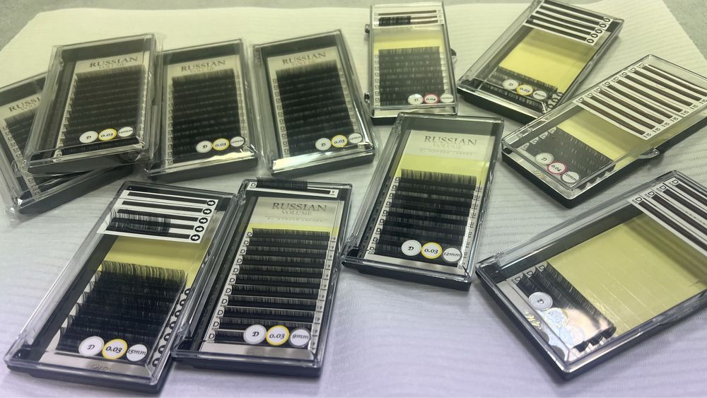 Rzęsy Volume Russian 0,03 D - zestaw Wonder Lashes