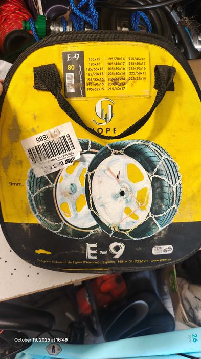Łańcuchy śniegowe Jope E-9, nowe