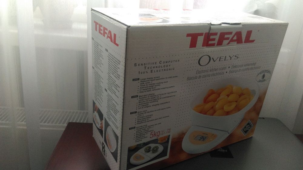 Весы кухонные Tefal Ovelys электронные 5кг.