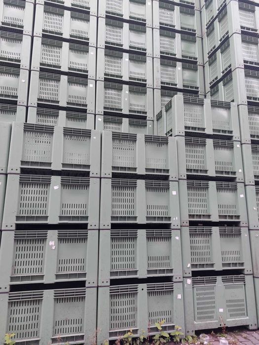 Skrzyniopaleta plastikowa 120x100x70 cm duża ilość