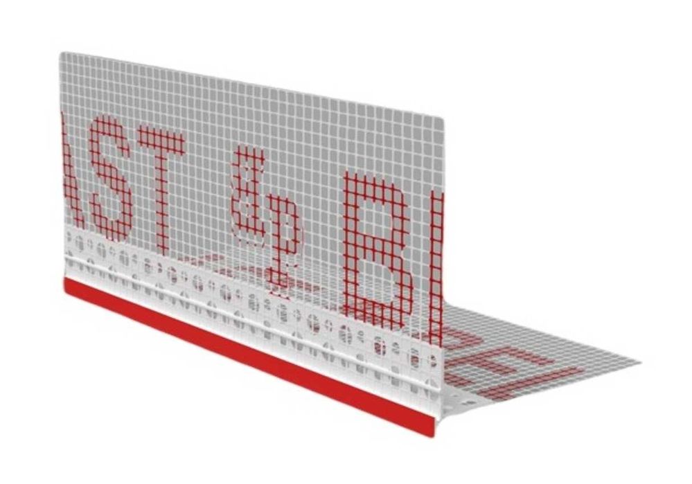 Okapnik PCV z siatką i taśmą BP14 PLUS N 300 cm Kapinos