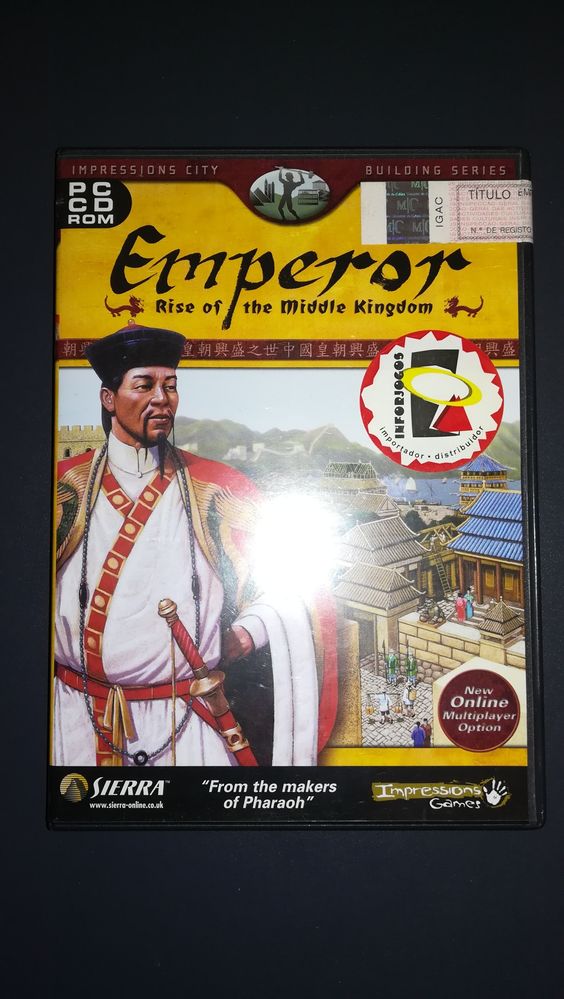 Jogo PC "Emperor - Rise of Middle Kingdom" (Óptimo Estado)