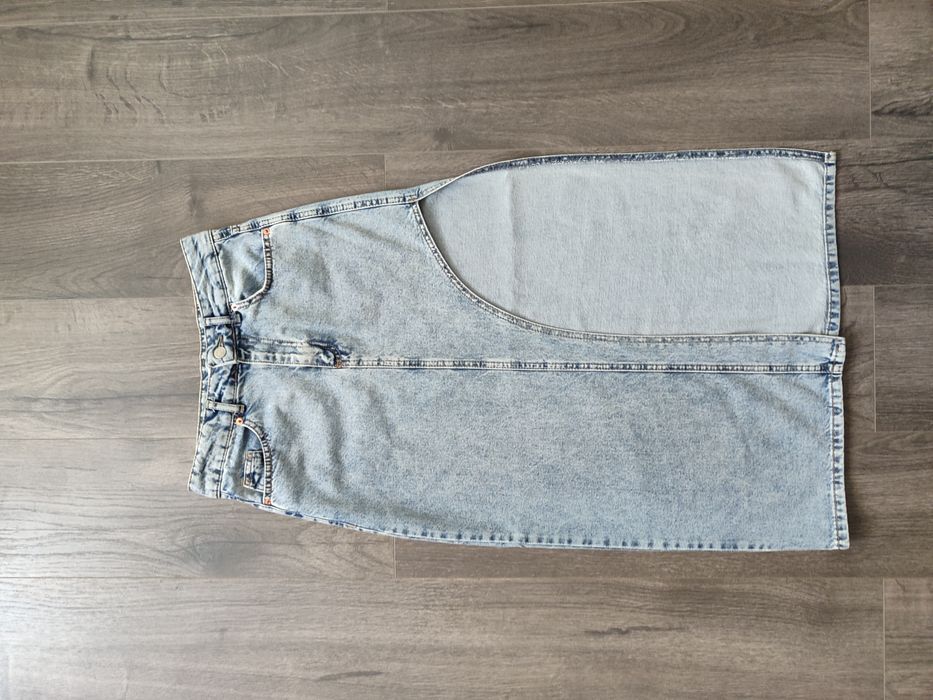 Спідниця джинсова міді