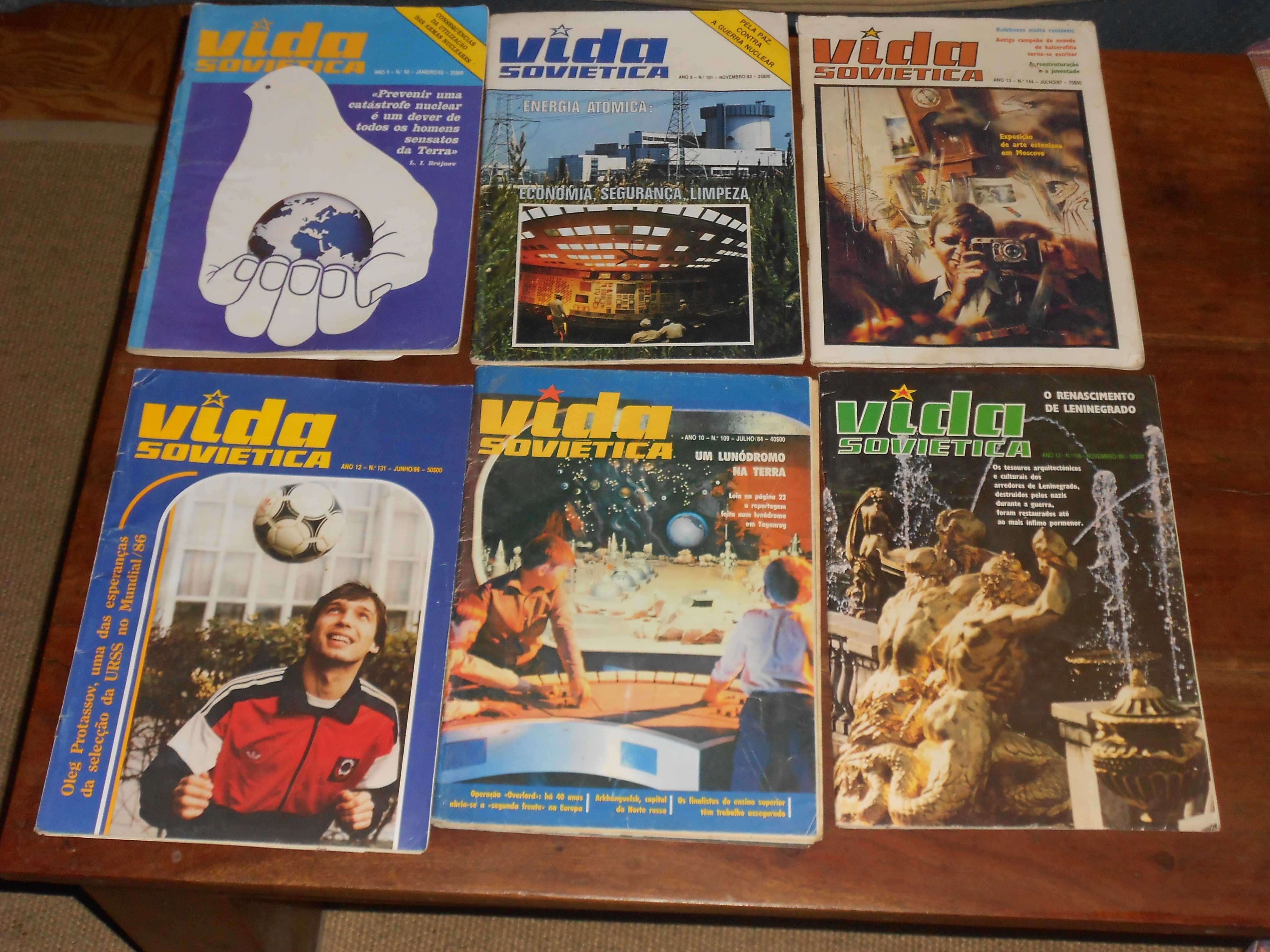 Revistas Vida Sovietica 83-87 nuclear