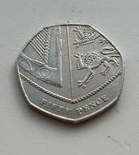 fifty pence монета