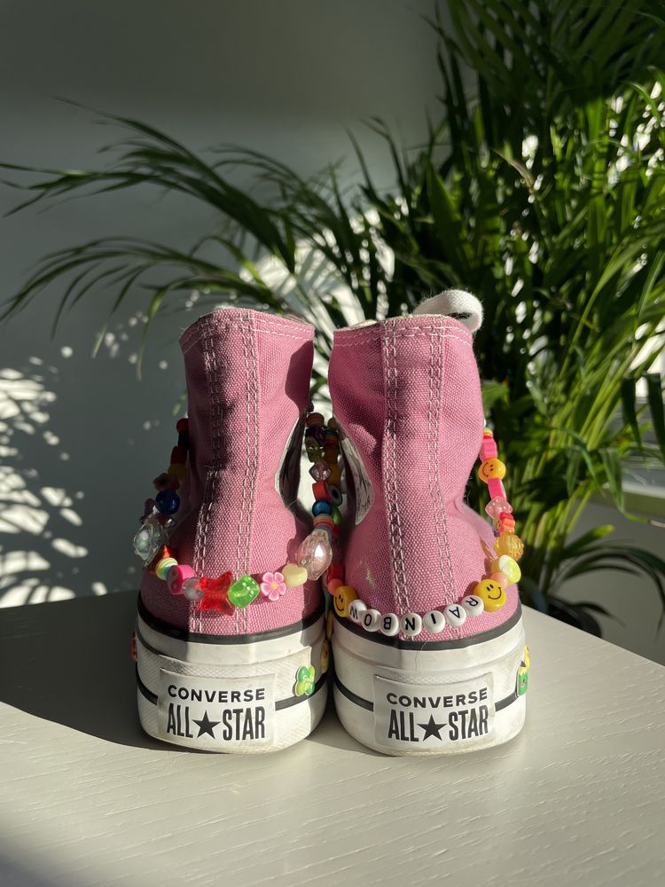 Converse różowe magic flamingo 37