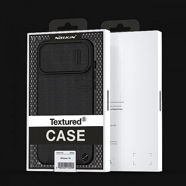 Nillkin Textured S Case etui iPhone 14 pancerny pokrowiec z osłoną na