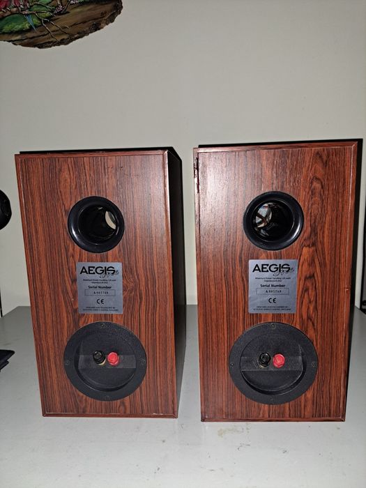 Colunas monitoras "Acoustic Energy 
Modelo: AEGIS ONE
Numero de série: