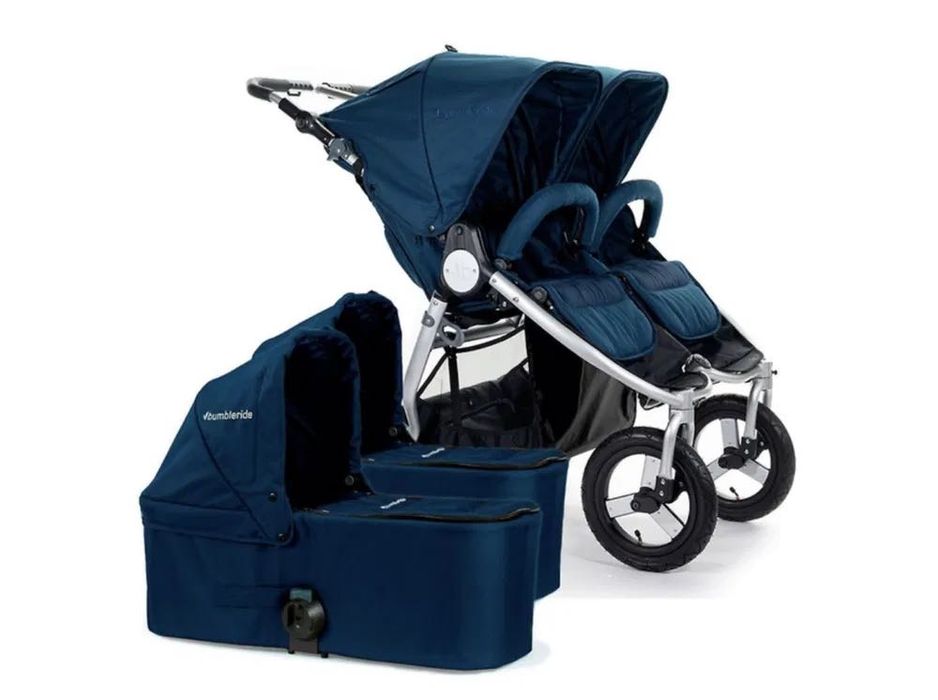 Коляска для двійні Bumbleride Indie Twin + люльки