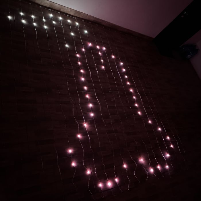 Умная гирлянда штора 3мх3м